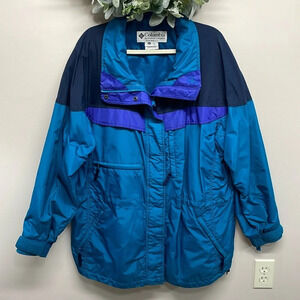 Columbia Vintage Boulder Ridge Ski Jacket Coat XL